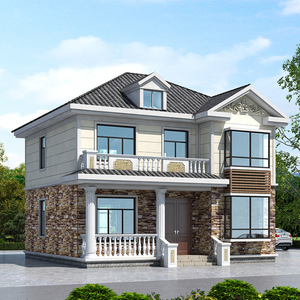 农村二层楼设计图小型别墅设计图纸自建房小户型乡下盖房子小洋房