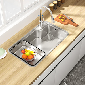 箭牌卫浴304不锈钢厨房整体水槽大单槽厨房阳台洗手盆洗菜洗碗池