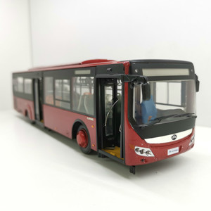 宇通客车zk6128hgk低地板城市公交车合金原厂模型1:42