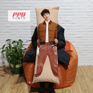 唐人街探案2周边刘昊然同款定制长方形等身人形双人抱枕头腰靠垫