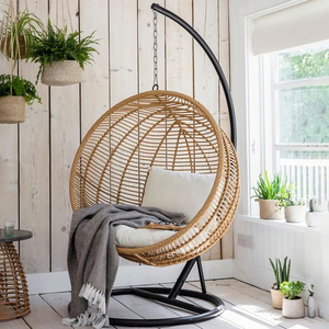 户外吊椅庭院吊篮藤椅室内家用懒人摇椅阳台鸟巢秋千网红摇篮椅子