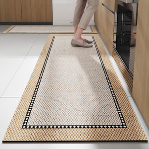 厨房专用硅藻泥软地垫子吸水防滑防油耐脏可擦洗2024新款长条地毯