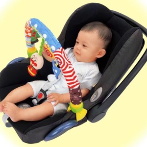 日本进口面包超人安全座椅专用玩具推车摇篮婴儿床多用途宝宝玩具
