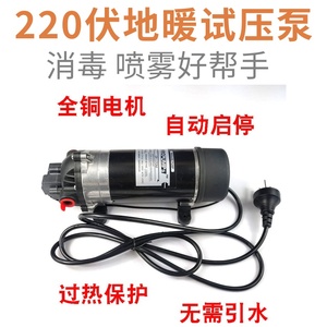 220伏高压清洗地暖试压泵可乐机dp170M配件12V直流隔膜水泵