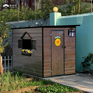 花园工具房储物房庭院阳光房室外组合屋户外杂物房收纳柜防雨防晒