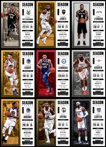 panini球星卡nba