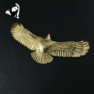 伊瓦岚高桥goros18k金中鹰吊坠纯金老鹰纯铜鹰搭配项链goros