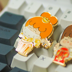 唐贵肥原创稚顽联名乐舞肥唐盲盒可爱古风金属徽章胸针生日礼物女