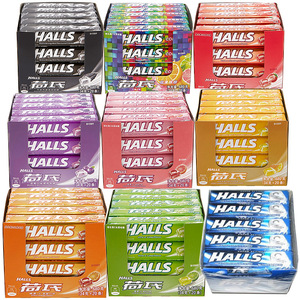 荷氏薄荷糖680g*2盒40条午夜风暴特强薄荷糖口香糖何氏零食凉糖果