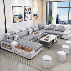 2024款现代简约防猫抓科技布可拆洗布艺沙发客厅大小户型组合家具