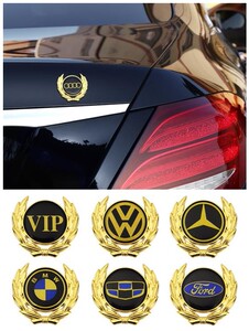00著力旗舰店天猫vip车贴金属标汽车贴纸3d立体贴个性盾牌车标改装