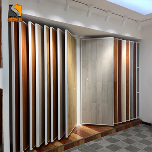 木地板展架强化地板展示架瓷砖展柜复合板翻页柜石材铝扣板展架