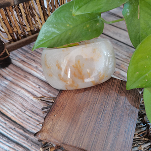 【文渊阁】 佘太翠金丝水草手镯收藏款高货女镯子送妈妈礼物