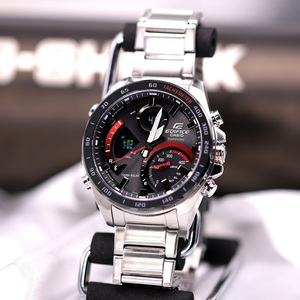 卡西欧edifice商务石英防水指针红牛赛车男光能蓝牙ecb-900ydb-1a