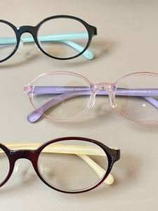 超轻TR90儿童防蓝光眼镜防辐射男女童平镜复古圆可配近视护目镜潮
