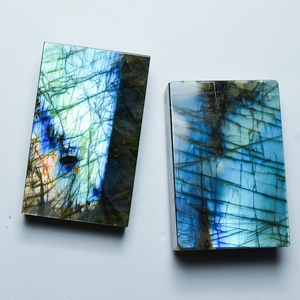 天然水晶摆件 立方体黑曜石 椭圆 方形拉长石 镇宅辟邪招财转运