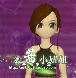 劲舞团古典优雅女发型新款yy头发脑袋一月永久拍3