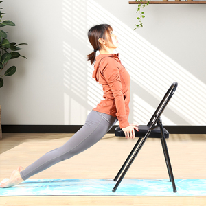 瑜伽椅子艾扬格辅助椅加粗专用折叠椅子辅具工具用品专业倒立凳子