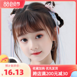 全真发空气刘海假发女自然逼真儿童假刘海超薄宝宝齐留海前额贴片