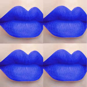 蓝色唇釉天蓝色紫色口红哑光持久不脱色防水cos妆作妖色小众品牌