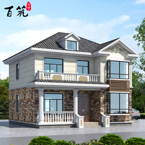 新农村二层别墅设计图纸自建房简单两层楼房宅基地小户型小洋楼22