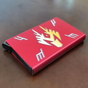 新款骑士卡通自动弹出式男士网红卡套名片身份证夹极简装卡的卡包