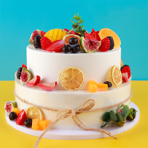 蛋糕模型仿真2020新款网红卡通流行款双层水果生日小清新泡沫橱窗