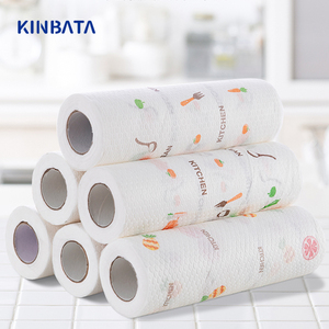 日本kinbata懒人抹布干湿两用厨房清洁吸水纸加厚一次性洗碗毛巾