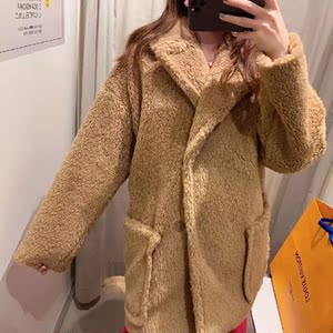 国现maxmara意大利剪标代购秋冬折weekend短款泰迪熊大衣 affine