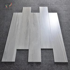 闽匠简约北欧风格卧室房间地砖木纹砖200x1000mm浅灰色亚光木地板