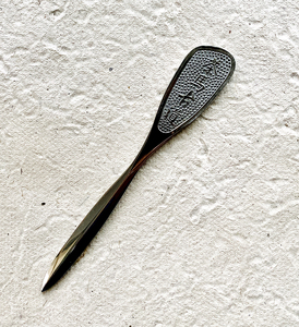 曼臻 不锈钢茶针 茶马古道班章字样茶针 普洱茶饼专用