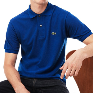 美国专柜法国鳄鱼lacoste男装t恤商务休闲polo衫纯色修身透气短袖