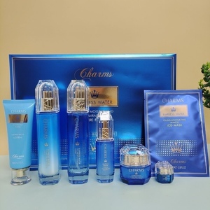 婵水水妍青春补水套盒提亮保湿修护四件套清爽不油腻舒缓七件套