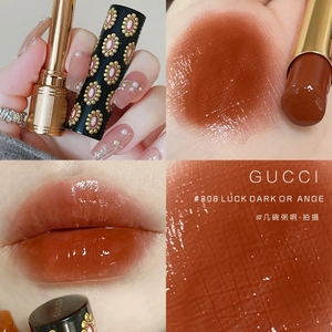 现货gucci倾色琉光水润细管唇膏口红204/214/113/216限量新色308