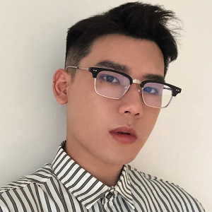 新款男士防蓝光眼镜韩版复古半框斯文败类近视金丝边眼镜框男女潮