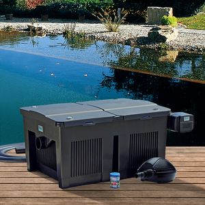 德国锦鲤鱼池过滤器室外小型池塘过滤箱内置净化系统水池水循环机