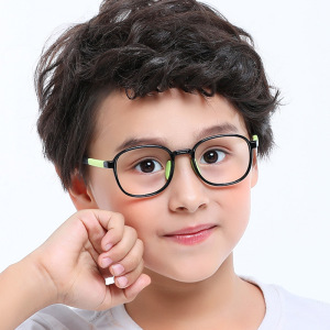 定制儿童近视加散光眼镜专业配镜小学生高度远视弱视矫正硅胶眼镜