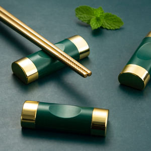 日式筷架筷托精致家用勺托支架高档轻奢创意北欧餐桌两用放筷子架