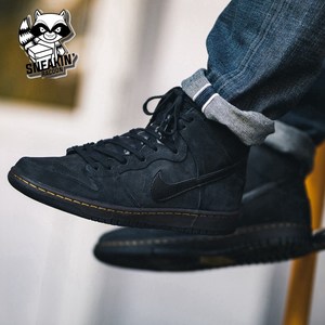 耐克男鞋nike sb dunk decon毒液黑色高帮休闲复古板鞋ar7620-002