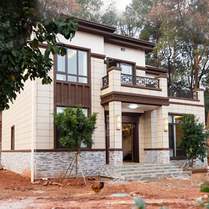 282二层农村网红新中式小别墅设计图纸全套经济型2层农村自建房屋