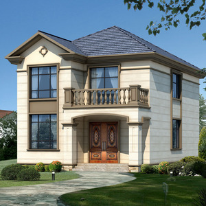 2231二层小别墅设计图纸新中式2两间房子经济型农村自建房屋简单