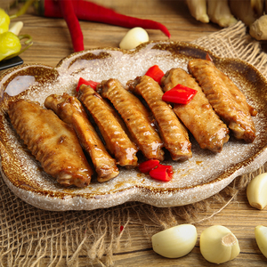 甘家界柠檬鸭翅卤味熟食美食小吃广西南宁土特产零食下饭菜下酒