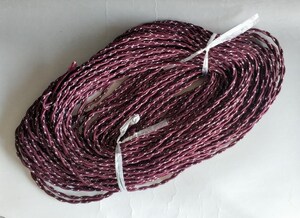 90年代怀旧收音机台灯编织麻花电线紫色老式紫铜芯花纹布包线