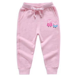 小猪佩奇乔治童装儿童裤子加厚男童运动裤长裤卡通佩琪休闲裤潮秋