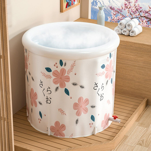 可折叠泡澡桶家用全身大人洗澡桶沐浴神器浴缸大浴盆子冬季网红款