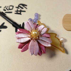 日系动漫元气少女缘结神奈奈生发簪巴卫定情礼物头饰樱花缠花簪子