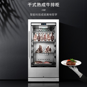 茄龙cl-128n1智能恒温干式牛排熟成不锈钢冷藏牛肉排酸保鲜