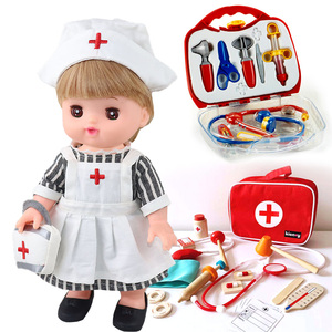 凯木乐儿童仿真小医生玩具套装女孩2021年新款护士娃娃医药箱打针