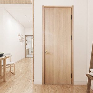 重庆复合实木烤漆门日式原木色卧室门极简风格北欧轻奢原木色木门