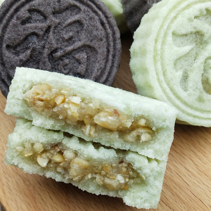 广西玉林特产大心米饼香软糯米饼12个/盒传统年货糕点福字印饼